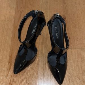 Michael Antonio Patent Leather T-strap Pump